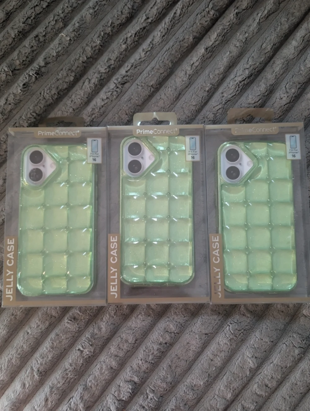 NeeDoh Inspired‎ Puffy iPhone Case 💚 Squishy Bubble Aesthetic iPhone 16/17